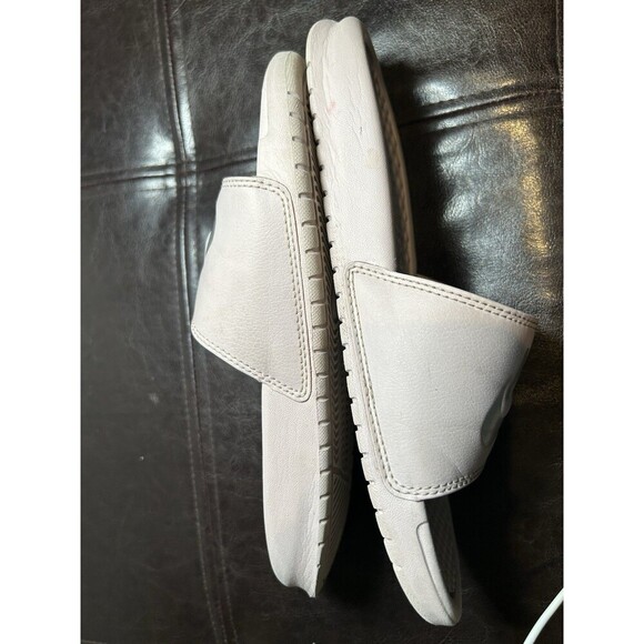 Nike BENASSI JDI 343881-614 Rose-Silver Slides Size 7 Women’s Sandals - Picture 4 of 8